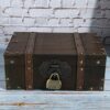 Decorative Treasure Jewelry Chest, Chest Box Case Vintage Wooden Jewelry Box, Treasure Jewelry Chest Treasure Chest, for Books Jewelry Home(#1)