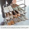 Yamazaki TOWER SHOE RACK WIDE BK, one size