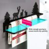 HIGOH Towel Racks, Towel Rail for Bathroom,Wall Mounted with Pattern Towel Bar Punching for Bathroom Hand Towel Holder