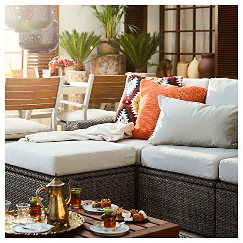 BestOnlineDeals01 SOLLERÖN Stool, outdoor, dark grey, 62x62 cm durable and easy to care for. Outdoor sofa sections. Outdoor dining furniture. Gar