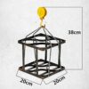 Stylish Simplicity Metal Bar Personality Loading Machine Hemp Rope Wine Rack Home Cooking Noodle Decoration Retro Industrial Wind Bar Restaurant
