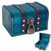 Wooden Treasure Chest Treasure Chest Vintage Wooden Treasure Chest Money Box Vintage Wooden Box Gift Box with Lid Vintage Wooden Treasure Chest f