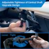 Hansshow Screen Rotating Holder for Tesla Model 3 Model Y 2017-2023, GPS Navigation Mobile Display Center Control Touch Screen Rotating Holder Ki