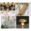 Stylish Simplicity Down Wine Rack Vintage Wrought Iron Simple Style Home Goblet Multi-Function Display Wine Rack -Restaurant Kitchen Bar Living R