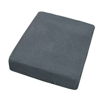 Jiakalamo Elastic Couch Cushion Covers Stretch Cushion Covers Sofa Seat Cushion,Polyester Universal Sofa Cover,Washable Sofa Seat Slipcover(Gray,