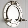 Aluminium Porthole Mirror, 15 cm