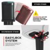 2 x Soundbass ONE Floor Stand, Black, Compatible with Sonos ONE, ONE SL & Play:1, Full Hardware Kit Included, Designed in The UK