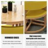 Negotiation Reception Tables and Chairs Home Office Meeting Room Round Dining Table and Chair Set 80cm Small Round Picnic Tables Garden Furniture