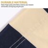 Wowlela Durable Replacement Seat Cover for Directors Chair Water Resistant & Easy Clean Fabric