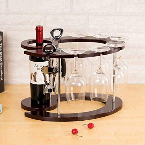 AFLHYJK Home Living Room Multi-function Floor Wine Rack | Wall Decoration Composite Plate Wine Rack Inverted Glass Wine Rack | Decorative Goblet