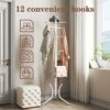 Wisdom Star Coat Racks Freestanding, 12 Hooks Coat Tree Used in the Bedroom Living Room Office, Coat Hanger Stand Coat Rack Stand Can be Hang Clo
