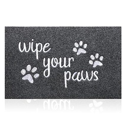 Large Front Door Mat, 24X36 Welcome Door Mats for Indoor Ourdoor Entrance Doormat Floor Mat, Durable Non Slip Rubber Entryway Door Mat, Wipe Your