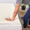 Pure Green 100% Natural Latex Mattress Topper - Soft - 2 Inch - Twin Size (GOLS Certified Organic)
