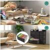 YITAHOME Chest of Drawers, Cationic Fabric 7-Drawer Storage Organizer Unit for Bedroom Living Room Closet, Sturdy Steel Frame, Easy Pull Fabric B