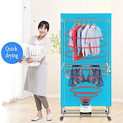 JYDQM Small High power 1000W Dryer Household Silent Folding Dryer Energy saving Indoor Wet Laundry Warm Air Drying Wardrobe