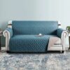 Imperial Rooms Sofa Covers 2 Seater Reversible Quilted Sofa Slipcovers Water Resistant Adjustable Elastic Straps Sofa Cover Sofa Protector For Ki