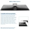 VIVO Quick Attach VESA Adapter Plate Bracket Designed for Samsung Monitors Including PX2370, S24B300EL, and More, MOUNT-SG001A