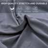 LiveGo High Stretch Sofa Covers, 2/3 Seater Ultra Soft Stylish Couch Covers for Dogs and Kids, Furniture Protector With Elastic Bottom (3 Seater,