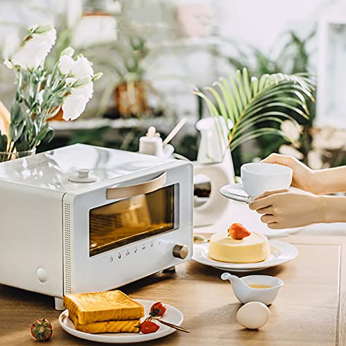 JJINPIXIU 10L Multi-function Electric Steam Oven, Touch Screen Electric Oven, Convection Toaster, Household Baking Wing Small Steaming Electric O