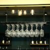 SUCHETA Wine Rack Free Standing Wall Mounted Wine Racks Wine Glass Rack, Solid Wine Glass Storage Rack Hanger Bar, Commercial Home Improvement Dr