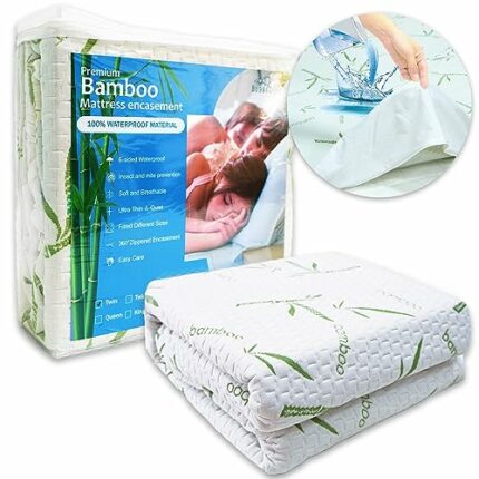 BUBBESHEEP 360° Zippered Bamboo Matress Protector (Full XL)