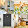 2 Pieces Lemon Kitchen Rugs Set Kitchen Mats Non Slip Rubber Backing Area Rug Lemon Doormat Washable Indoor Outdoor Floor Mats Country Kitchen De