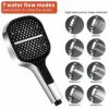 CKABELLY Shower Head, 8 Modes Shower Head High Pressure, Universal Shower Head with Quick Adjustment of The Shower Mode by Pressing The Button fo