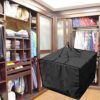 Yontree Large Garden Cushion Storage Bag,Protective Waterproof Covers Carrying Bag for Outdoor Furniture,81 x 81 x 61 cm(Black)
