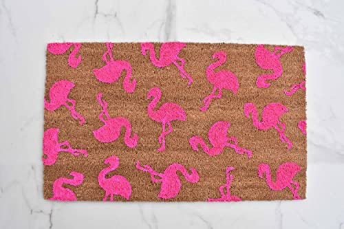 Flamingo Doormat, Summer Doormat, Welcome Mat, Outdoor Mat, Cute Doormat, Flamingo, Entryway, Outdoor Decor, Spring Doormat, Pink Flamingo Home K