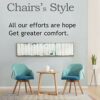Kitchen Dining Room Furniture Chairs 360° Spin-on Fabric Upholstered Dining Chair With Solid Wood Legsfor Office Lounge Dining Kitchen Bedroom (C