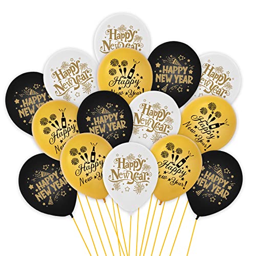 Happy New Year Decorations Table Cloth,PVC Plastic Wipe Clean Tablecloth - Waterproof Square Table Cover Protector for Kitchen Picnic Outdoor Ind