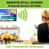 HIDEit Mounts Uni-XS Mount, Universal Black Steel Adjustable Wall Bracket for Extra Small Device, Hide Your Cable TV Box, Modems, Satellite Recei