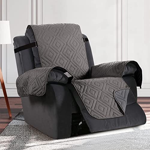 Moonlight Bedding Sofa Cover 3 Seater Reversible Quilted Sofa Covers Adjustable Waterproof Elastic Straps Sofa Covers, Pets & Kids & Sofa Protect