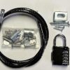 Flat Panel TV Security Kit with Combination Lock