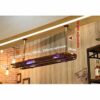 Ceiling Wine Racks Home Goblet Racks Vintage Wrought Iron Wine Racks Multi-Function Wine Racks - Restaurant Kitchen Bar Storage Racks with Adjust