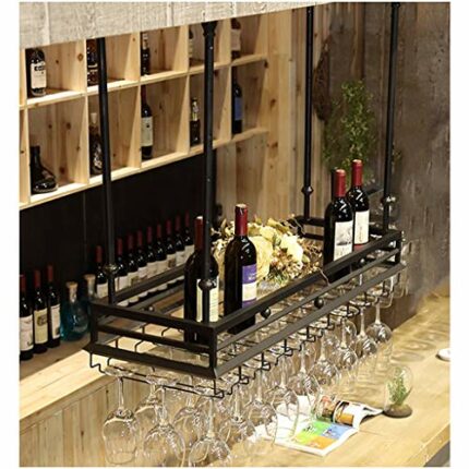 Stylish Simplicity Industrial Retro Wine Glass Stylish Simplicity Rack Simple Metal Creative Display Storage Storage Wine Glass Holder Adjustable