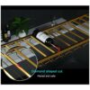 Stylish Simplicity Wine Glass Holder Stylish Simplicity Industrial Retro Iron Inverted High Glass Rack Bar Floating Rack Kitchen Cutlery Bottle H