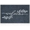 AAZZKANG Welcome Mat Outdoor with Durable Non Slip Rubber Backing Ultra Absorb Mud Easy Clean Entry Door Mat