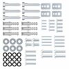 Conecto VESA Screws Set 64 Pieces Ideal for TV Mounting TV Wall Mount TV Bracket Mounting Screws with Dowels and Washers Black