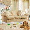 Sopicoz 32.8 Feet Under Couch Sofa Toy Blocker for Pets, 4 inch Cuttable Blocker Gap Bumper for Under Couch Bed