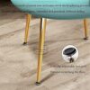 dining chair Kitchen Dining Room Furniture Chairs Velvet Dining Chair Set Of 6 Kitchen Chair Metal Legs Makeup Chairs Upholstered Accent Bedroom