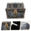 Zerodeko 1pc Box Pirate Box Plastic Playes Kids Treasure Chest Wooden Treasure Chest Box Girl Treasure Chest Metal Treasure Chest Jewelry Treasur