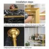 Stylish Simplicity Down Wine Rack Vintage Wrought Iron Simple Style Home Goblet Multi-Function Display Wine Rack -Restaurant Kitchen Bar Living R