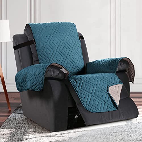 Moonlight Bedding Sofa Cover 3 Seater Reversible Quilted Sofa Covers Adjustable Waterproof Elastic Straps Sofa Covers, Pets & Kids & Sofa Protect