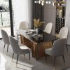 dining chair Office Reception Chairs Business Dining Chairs Set Kitchen Dining Chairs Set of 4 Modern High Back Soft Seat Living Room Chairs Wate