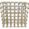 DS Wineware 42 Bottle 6X6 Traditional Wine Rack-Fully Assembled-FSC Certified, Natural Pine, Storage
