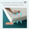 UE-MAOLU Winter Futon Mattress, Foldable Portable Japanese Floor Mattress with Anti-Slip Bottom,Shiki Futon, Roll Up Futon Mattress,for Camping C