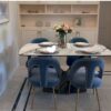 WALNUT Kitchen Dining Chair Hotel Home Living Room Chairs Office Design Makeup Interior Decoration