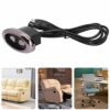 Zerodis Electric Recliner Controller 2 Button 5 Pin Hand Switch Controller Electric Sofa With USB Power Supply Suitable for Electric Sofa Massage