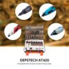 DEPSTECH Rotary Tool Accessories Kit, 420pcs Accessory Set, 1/8"(3.2mm) Diameter Shanks, High Performance Multi-use Universal Kit for Carving, Sa